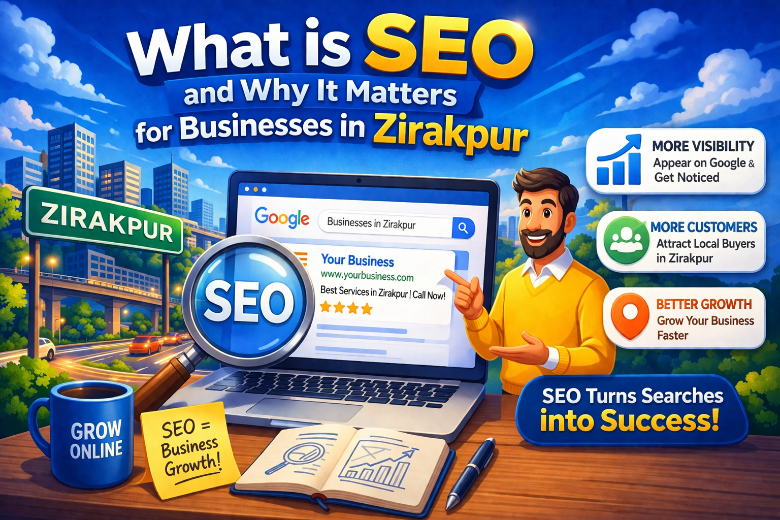 What is SEO and Why It Matters for Businesses in Zirakpur